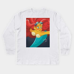 DTIYS Mermaid Kids Long Sleeve T-Shirt